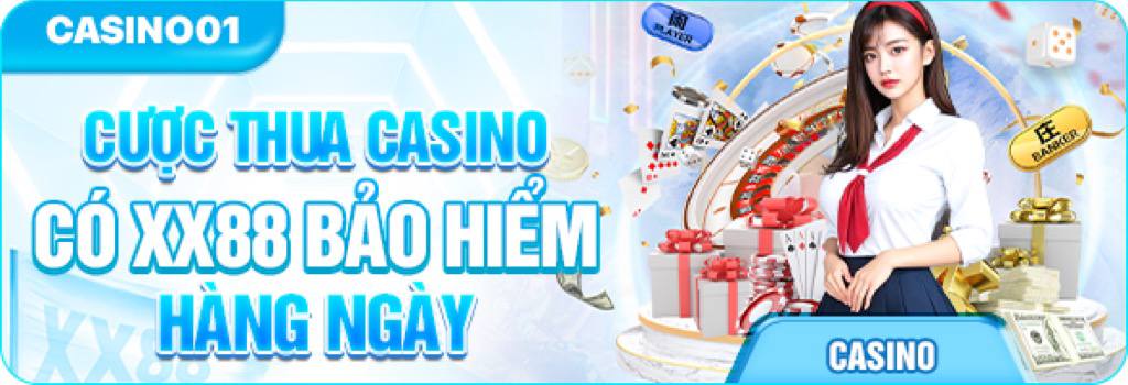 Cược Thua Casino Có XX88 Bảo Hiểm Hàng Ngày – Hoàn Trả 28,888