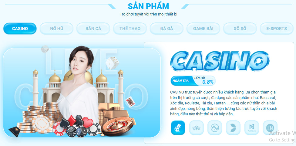 Sản phẩm trò chơi XX88